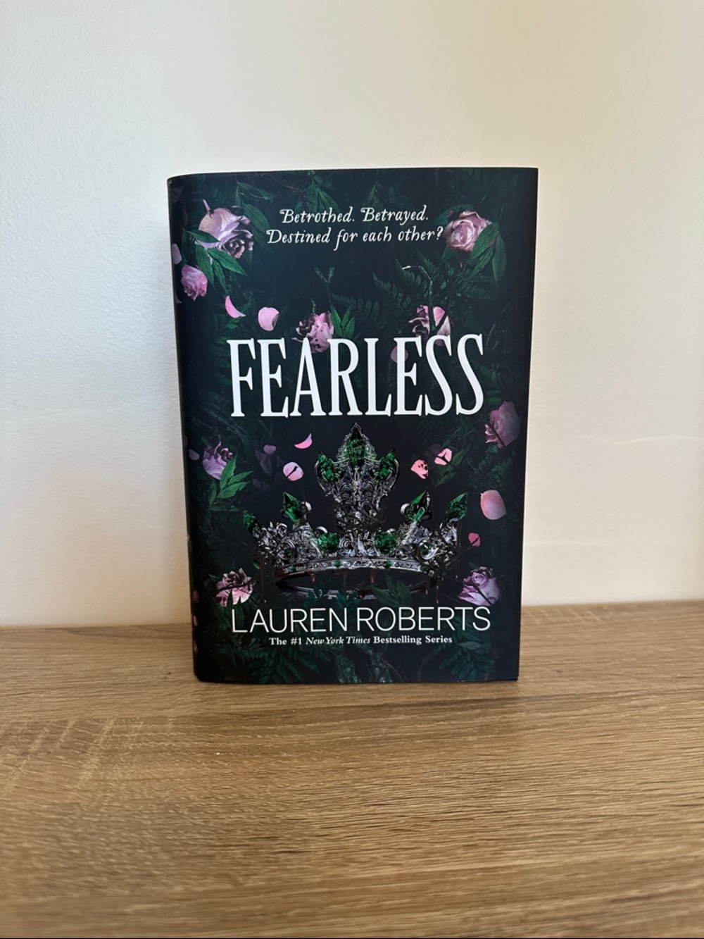 BRAND NEW Fearless by Lauren Roberts - Black & Green Hardcover Novel